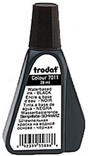 Trodat / IDEAL Refill Stamp Ink, 1 ounce Bottle, Black Ink