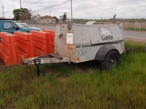 1997 leroi q1850je portable air compressor-cosmetic damage-fully functional! for sale