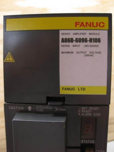 FANUC A06B-6096-H106 Servo Amplifier Module used