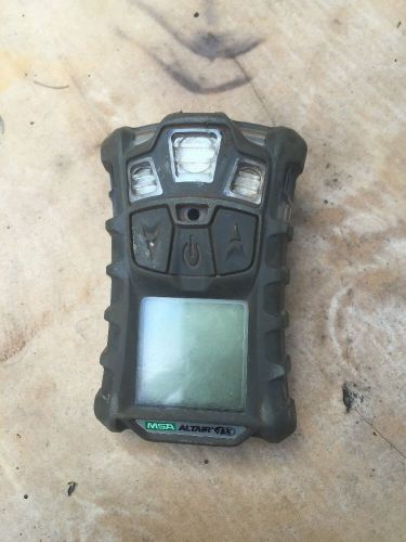 Msa altair 4x multi gas detector, o2,h2s,co,flammable gas monitor not turning on for sale