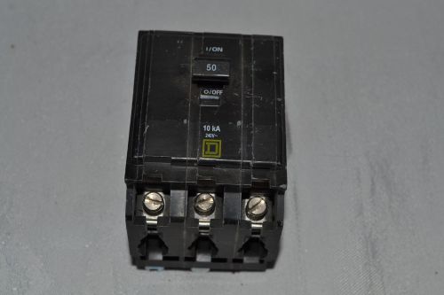 Qo 350 bolt on circuit breaker square d 3 pole 50a 240v for sale