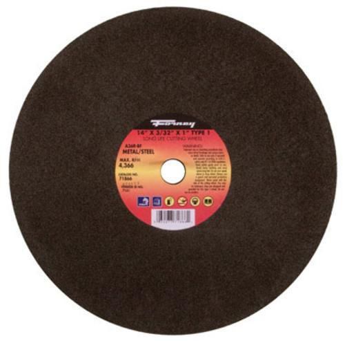 Forney industries 71866 14&#034;x3/32&#034; x 1&#034;  metal cutting wheel for sale
