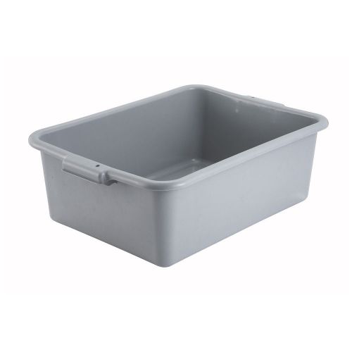 Winco PL-7G, 20.25x15.5x7-Inch Dish Box, Grey