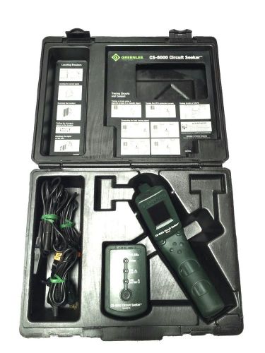 New Greenlee CS-8000 circuit seeker circuit tracer breaker finder