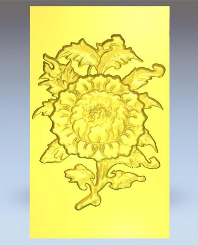 3d stl model for CNC Router mill - the decorative Lotus