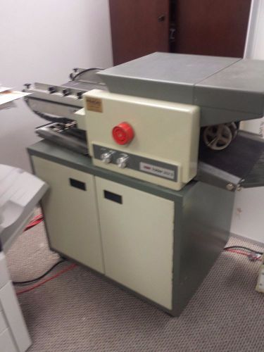 MBM 352 S Air Feed Paper Folder w/stand and Sound Silencing Cover