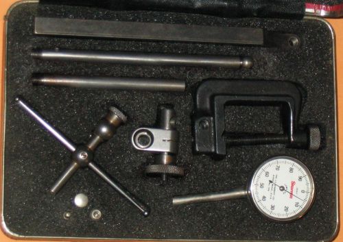 STARRETT DIAL INDICATOR SET NO.196 WITH HARD CASE