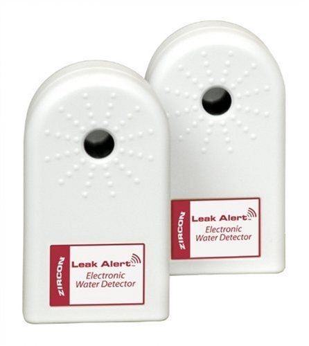 Zircon 61959 Leak Alert Electronic Water Detector Batteries Included, 2-Pack