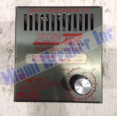 D-AH1001A Hoffman Electric Heater 120 Volt 100 Watts