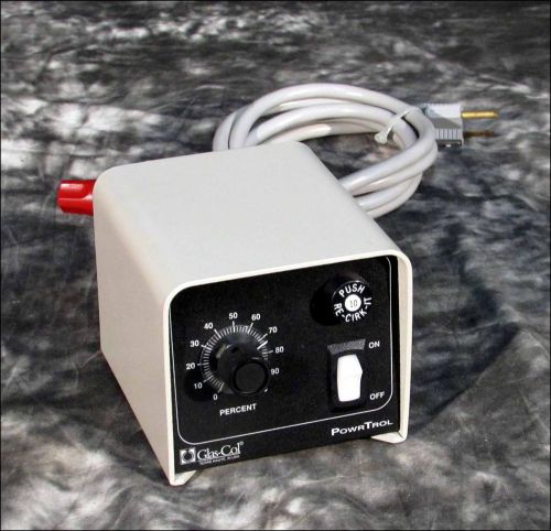 Glas-col powertrol 104a pl120 mantle temperature controller, 10a, 120v for sale
