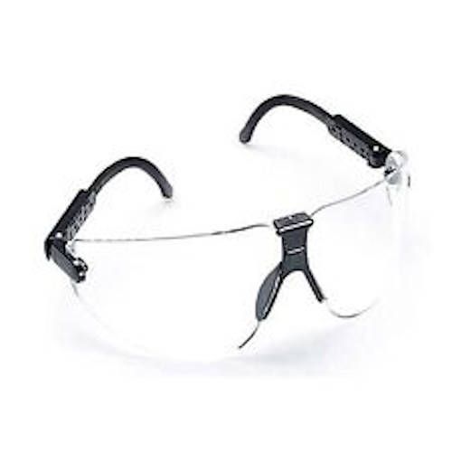 AO SAFETY 15200-00000 Safety Glasses, Medium Lexa, Clear Lens, Black Temples-NEW