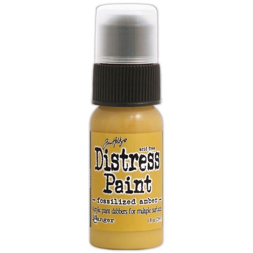 Distress Paint Dabber 1oz-Fossilized Amber
