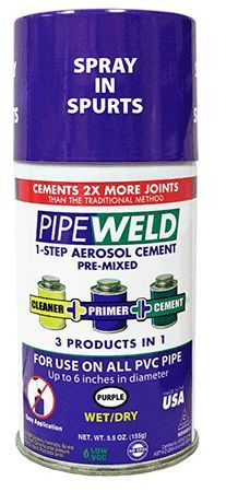 Cement,pvc,3in1,aerosol,5.5 oz for sale