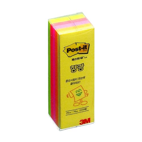 3m post-it mini cube 1pack /25mm x 76mm/45 sheets x 5 color/sticky notes for sale
