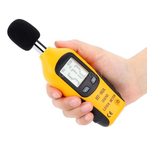 Handheld Digital Sound Level Meter Decibel Noise Monitor Tester 40-130dB C8O9
