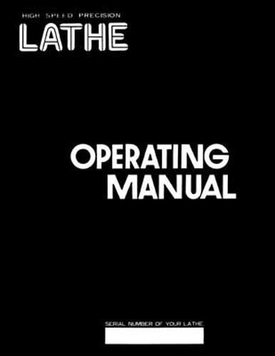 Namseon Lathe Operating Manual