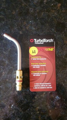 New turbo torch professional extreme a-8 acetylene tip 0386-0103 a8 1tr10 for sale