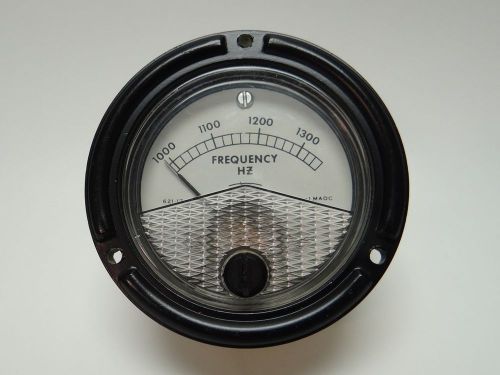 2 1/2&#034; phaostron frequency meter 0-1300 hz nsn: 6625-01-042-3263 pn: 2442666 for sale