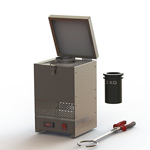 Stainless Steel Tabletop Melting Furnace with 2kg Crucible 110 Volt - HD-234SS