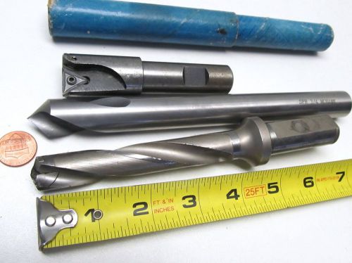 LOT OF CARBIDE INSERT DRILLING TOOLS