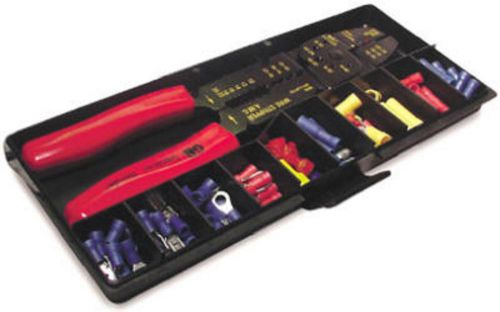 Gardner bender 100 piece  insulated terminal &amp; crimping tool kit gk-15n for sale
