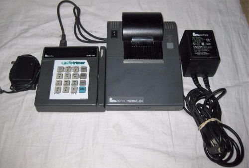 Verifone Tranz 380 PinPad and Printer 250 + Power Adapters