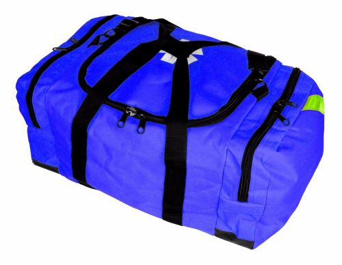 New blue first responder paramedic trauma emergency medical kit fully stocked for sale