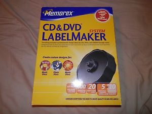 Memorex CD &amp; DVD Labelmaker System Unused See Description