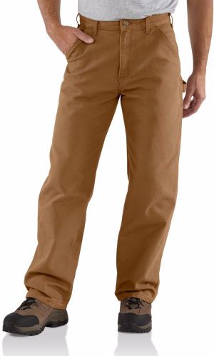 Nwt carhartt washed duck work dungaree men&#039;s pants b11 retail $58.00 34 w x 34 l for sale