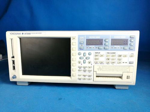 Yokogawa WT3000# 760303  opt: -03-SV-H/B5/G6/DT/C7/C5 Precision Power Analyzer