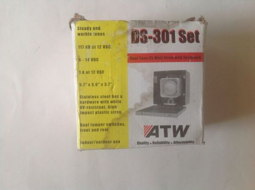 Atw ds-301 dual tone 25w siren only without housing for sale