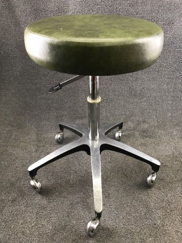 Mid Century ie Industries Medical Group Physicians Adjustable Stool In Avocado