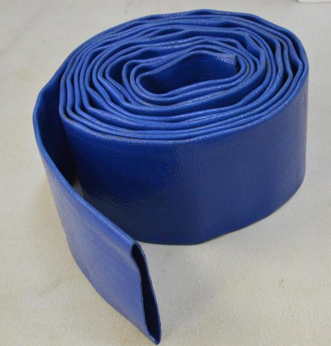 (19 ft.) 3&#034; Sun-Flow SF-10 PVC Blue Flat Lay Water Discharge Hose