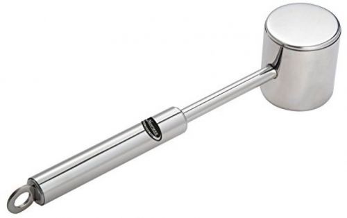 Meat tenderizer hammer, newness stainless steel large heavy duty meat mallet - for sale