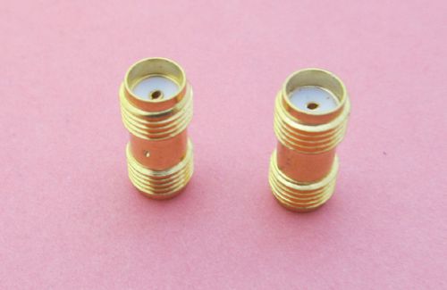 5 x sma female to sma female double jack straight adapter rf connector for sale