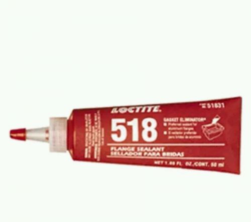 Loctite 518 gel 50ml tube, color red 518, gasket, usa local for sale