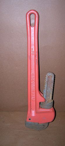 14&#034;  inch Steel Pipe Plumbers Wrench Pittsburgh Heavy Duty