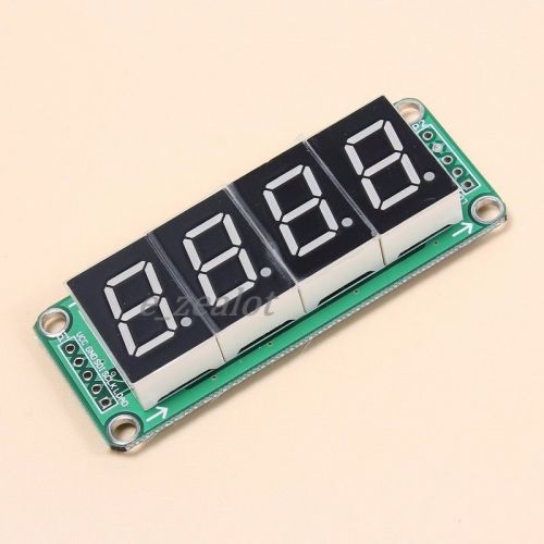 74hc595 static drive 4 segment digital display module 0.5 inches 4-way red for sale