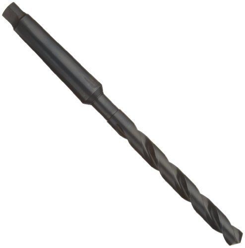 Cleveland 2410 high speed steel taper shank drill bit, black oxide, #2 morse for sale