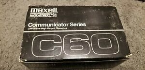 10 Maxwell professional industrial communicator series C60 cassette low noise
