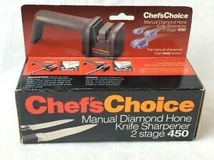 Chef&#039;s Choice Manual Diamond Handheld  Restaurant Kitchen Knife Sharpener