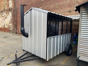 Moberg 250 gallon mobile BBQ smoker trailer/smokehouse (used)