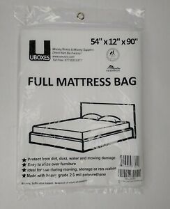 UBoxes Full Size Mattress Cover 54&#034; x 12&#034; x 90&#034; Moving Supplies Mattress Bag