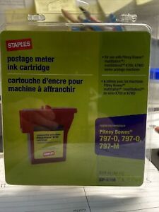 Pitney Bowes (2-Pack) NuPost Compatible Ink Cartridge K-700, 797-0, 797-Q, 797-M