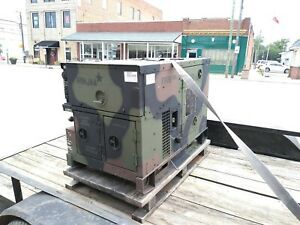 MILITARY USGI  5KW GENERATOR, DIESEL. MEP-802A 11 HOURS 1-2-AND 3 PHASE