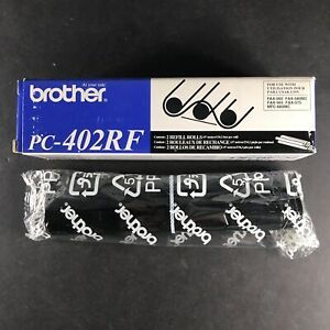 Brother PC-402RF Fax Refill Roll 1 Unopened Roll in Box Sealed Roll (ONE ROLL)