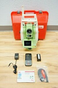 Leica TS12 R400 Reflectorless Robotic Total Station 5&#034; Sec + TS 12 RH16