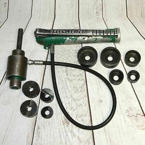 GREENLEE 767 HYDRAULIC HAND PUMP KNOCKOUT PUNCH SET - FREE SHIPPING