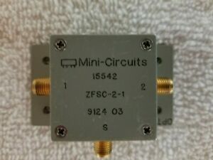 Mini-Circuits ZFSC-2-1 and  ZFSC-3-4 Power Divider 5-500Mhz