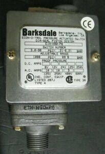 Barksdale E1H-H90-P6 Pressure Switch 3.0-90 PSI